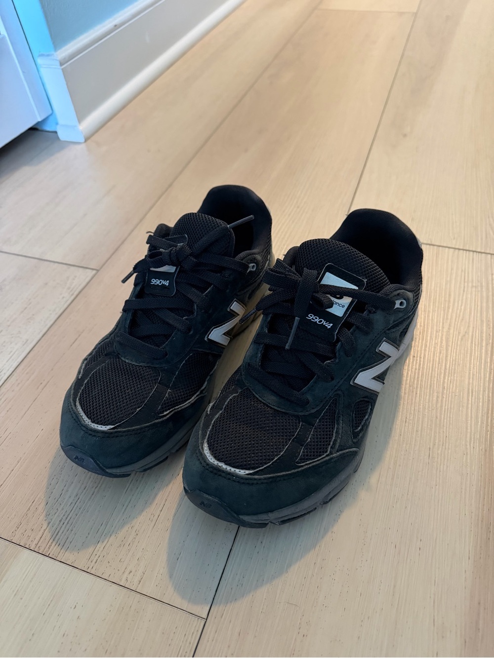 New Balance Black 990v4 Running Shoes